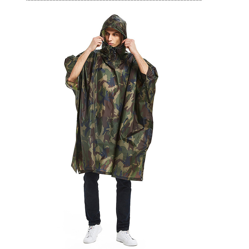 Rain Cover Backpack - 3 in 1 Raincoat Backpack Rain