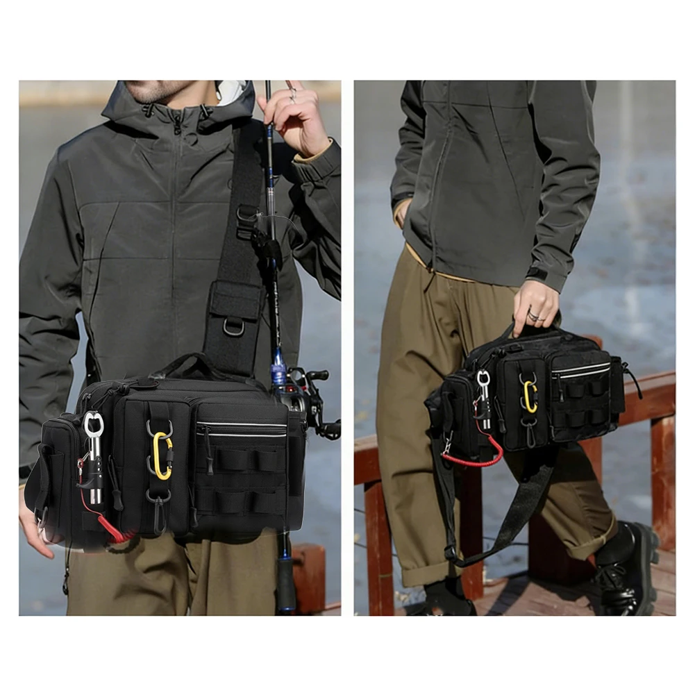 Fishing Backpack with Rod Hold - Hiking Backpack Waterproof recension och pris