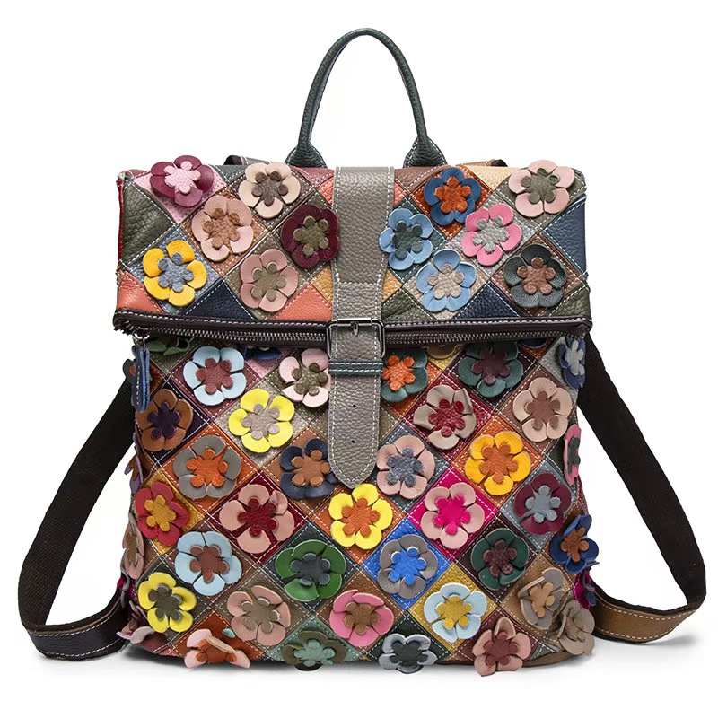 Vintage Women Genuine Leather  - Leather Backpack Vintage recension och pris