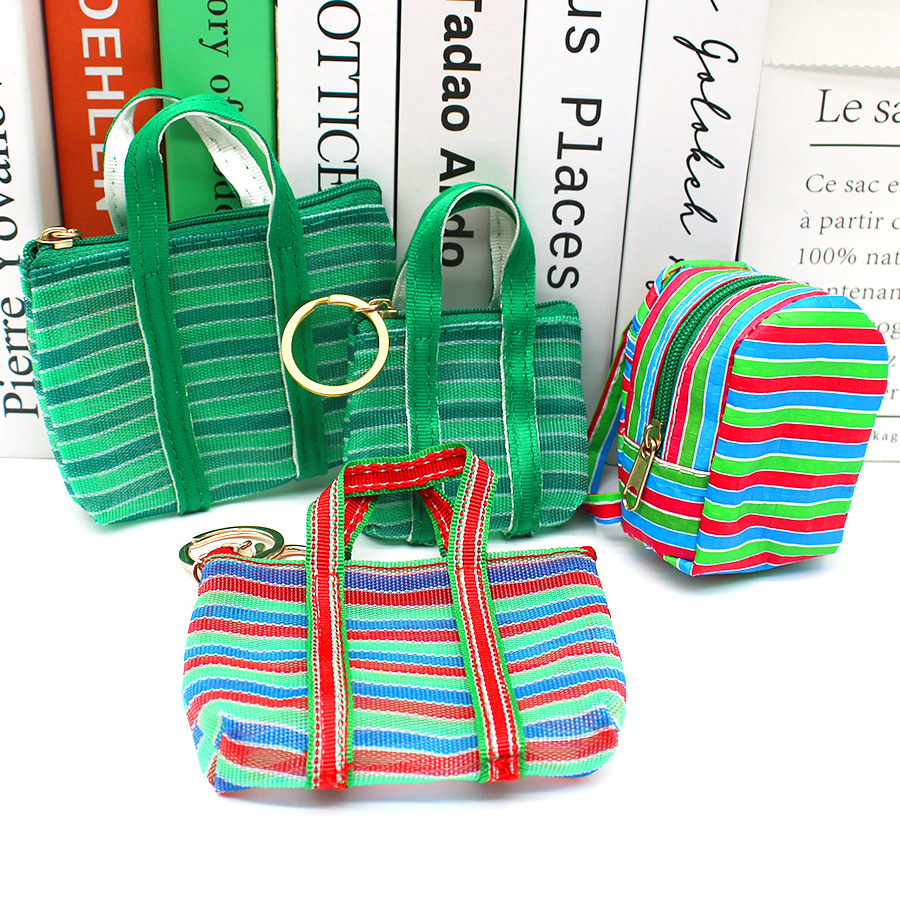 1Pc Key chain Fishing Net Bag  - Mini Backpack Purse recension och pris