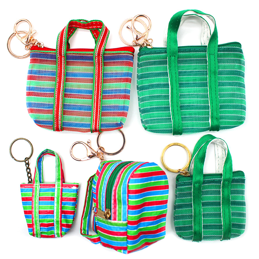 1Pc Key chain Fishing Net Bag  - Mini Backpack Purse recension och pris