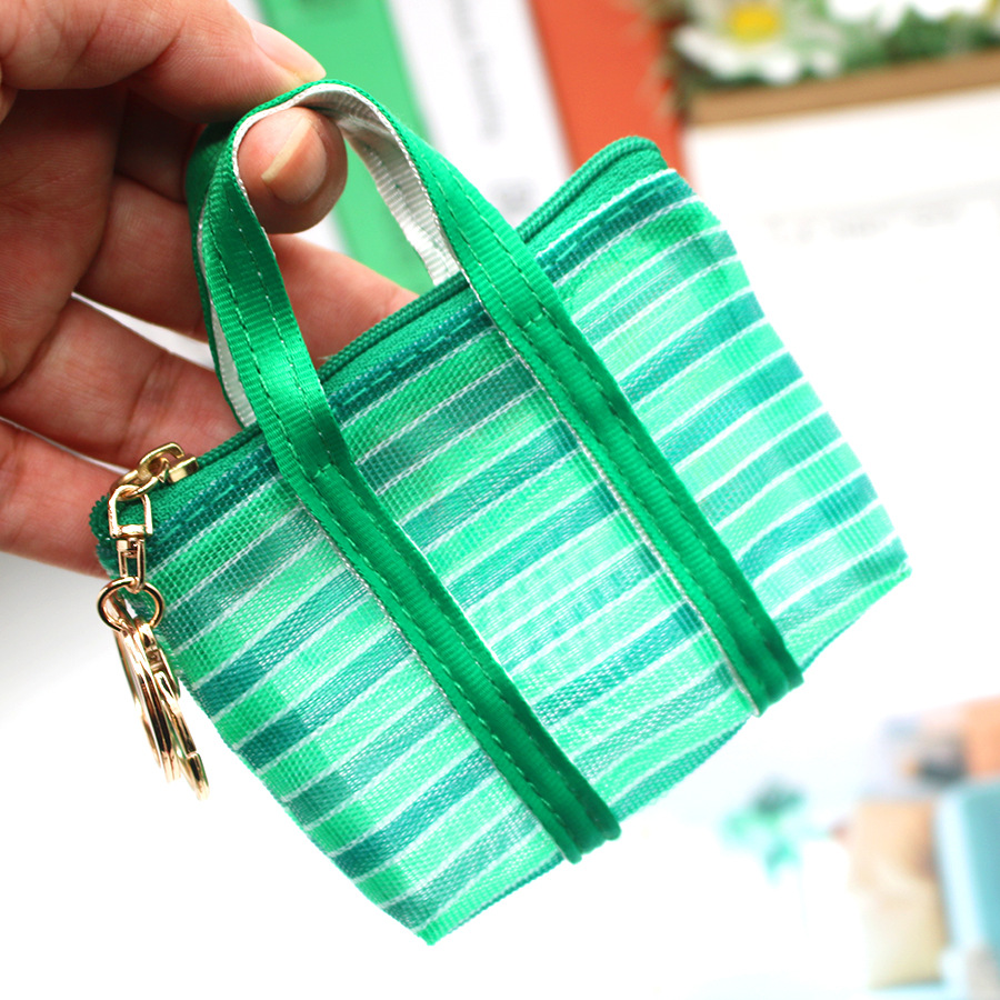 1Pc Key chain Fishing Net Bag  - Mini Backpack Purse recension och pris