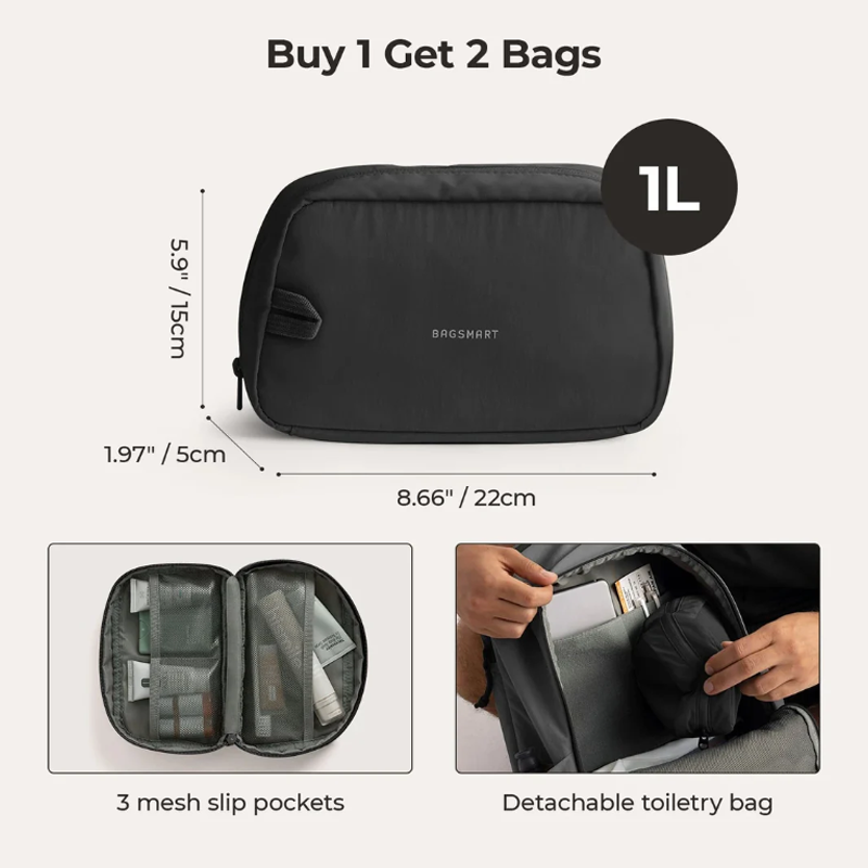 BAGSMART 15.6 inch Laptop Back - Laptop Backpack 15.6 recension och pris
