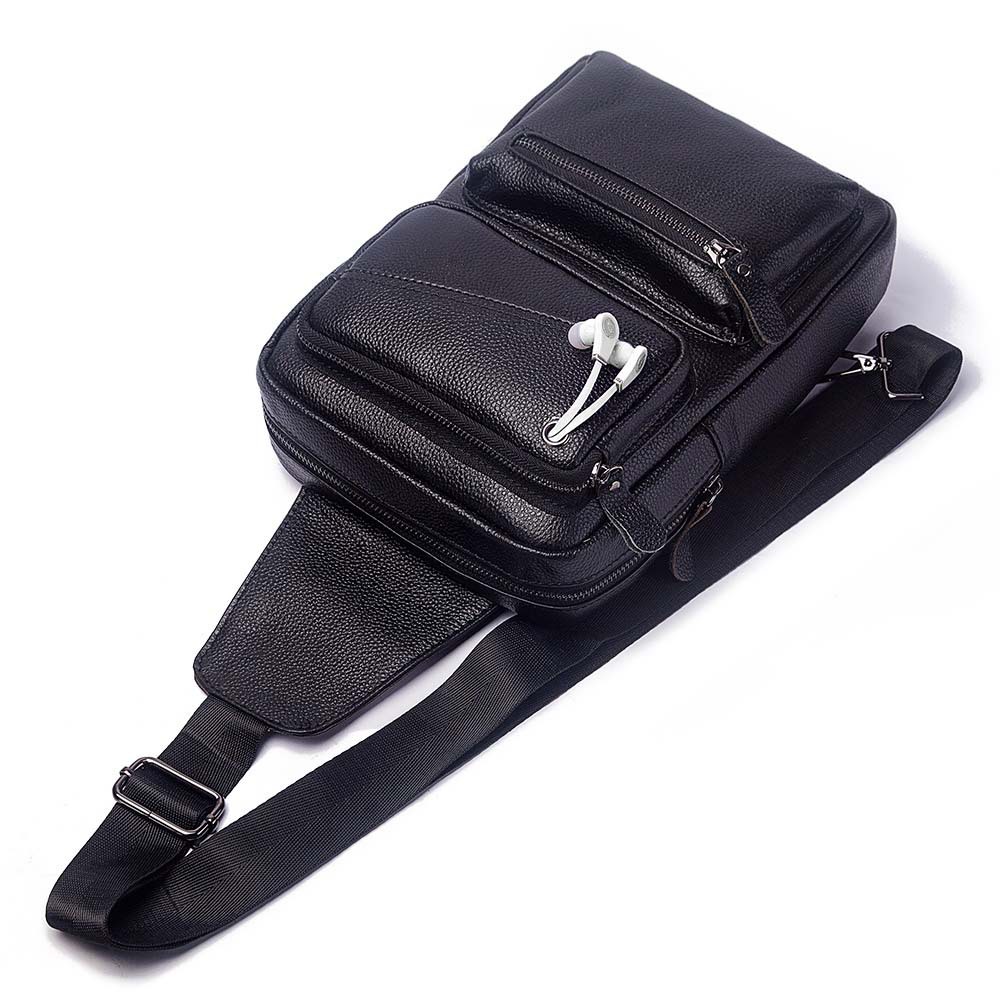 Fashion Multifunction Chest Ba - Leather Backpack Vintage recension och pris