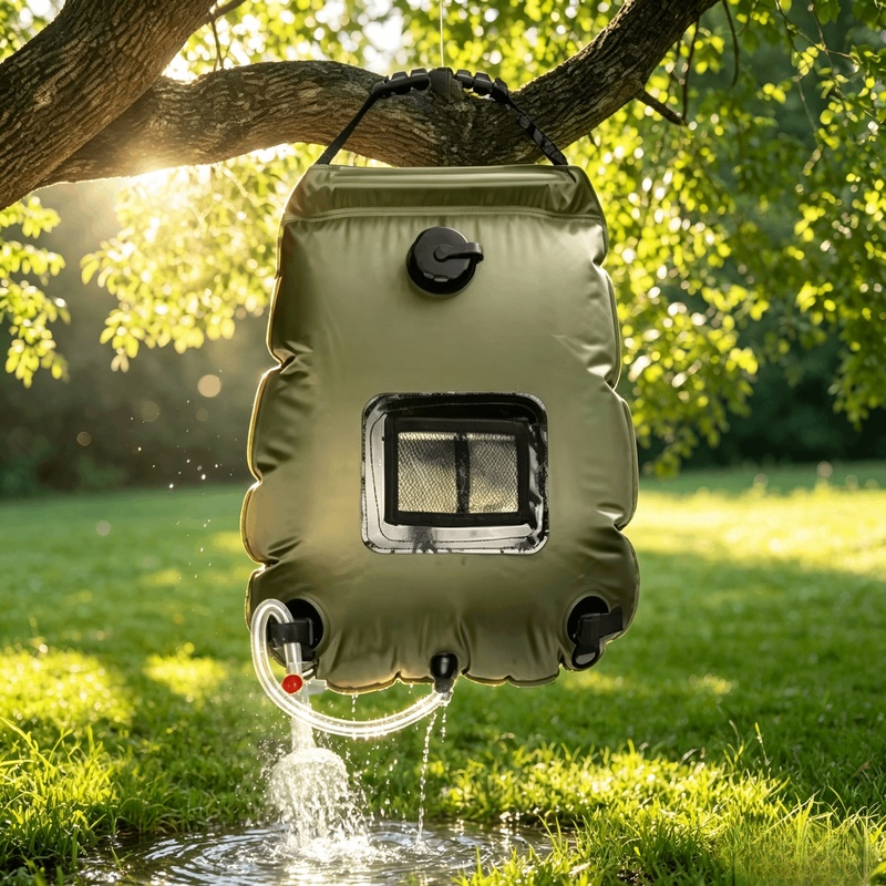 20L 5 Gallon Solar Camping Sho - Hydration Pack Outdoor recension och pris